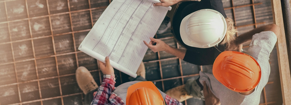 Special project construction specialists on site