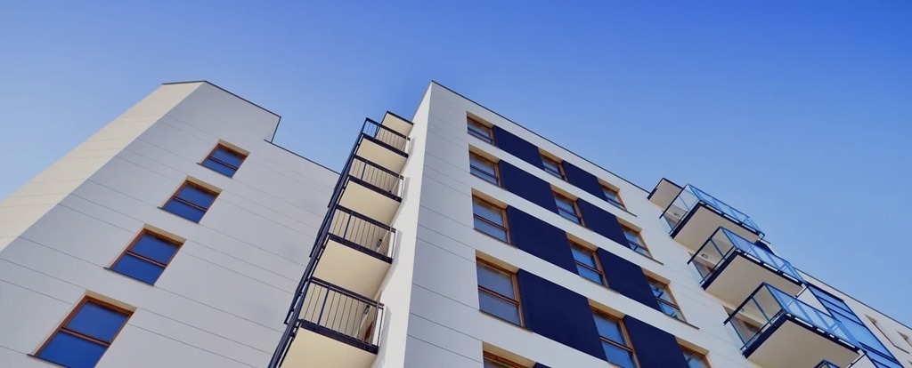 Modern apartment building managed by a construction contractor in Utah